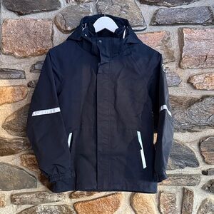 Polarn O. Pyret dark blue waterproof shell jacket